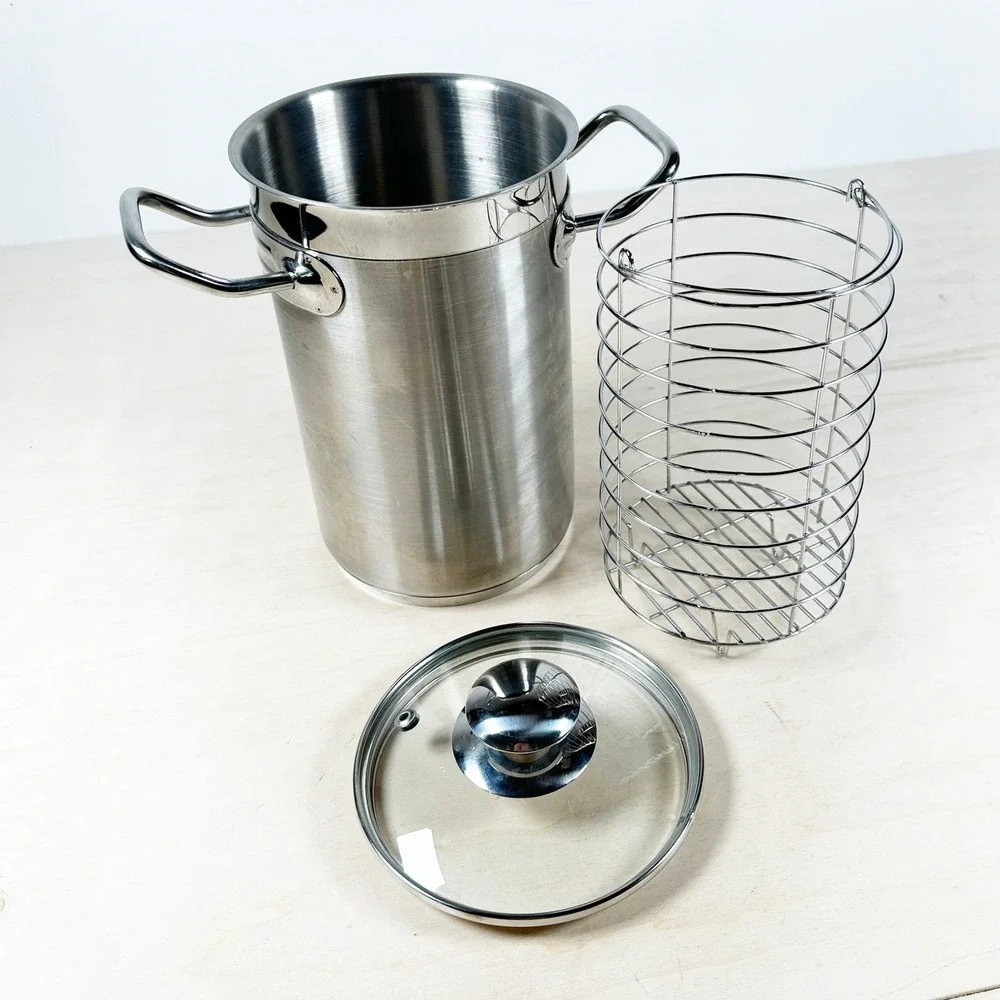 Asparagus Cooker Professional Stainless Steel Glass Top Tabletops Unlimited‎ Pot